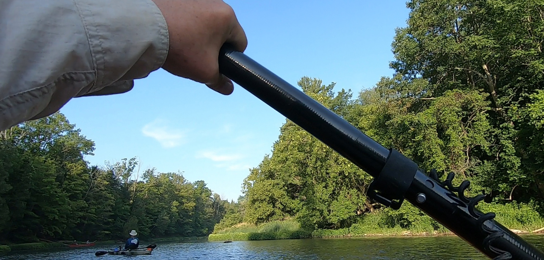Stan-through-oar-frame